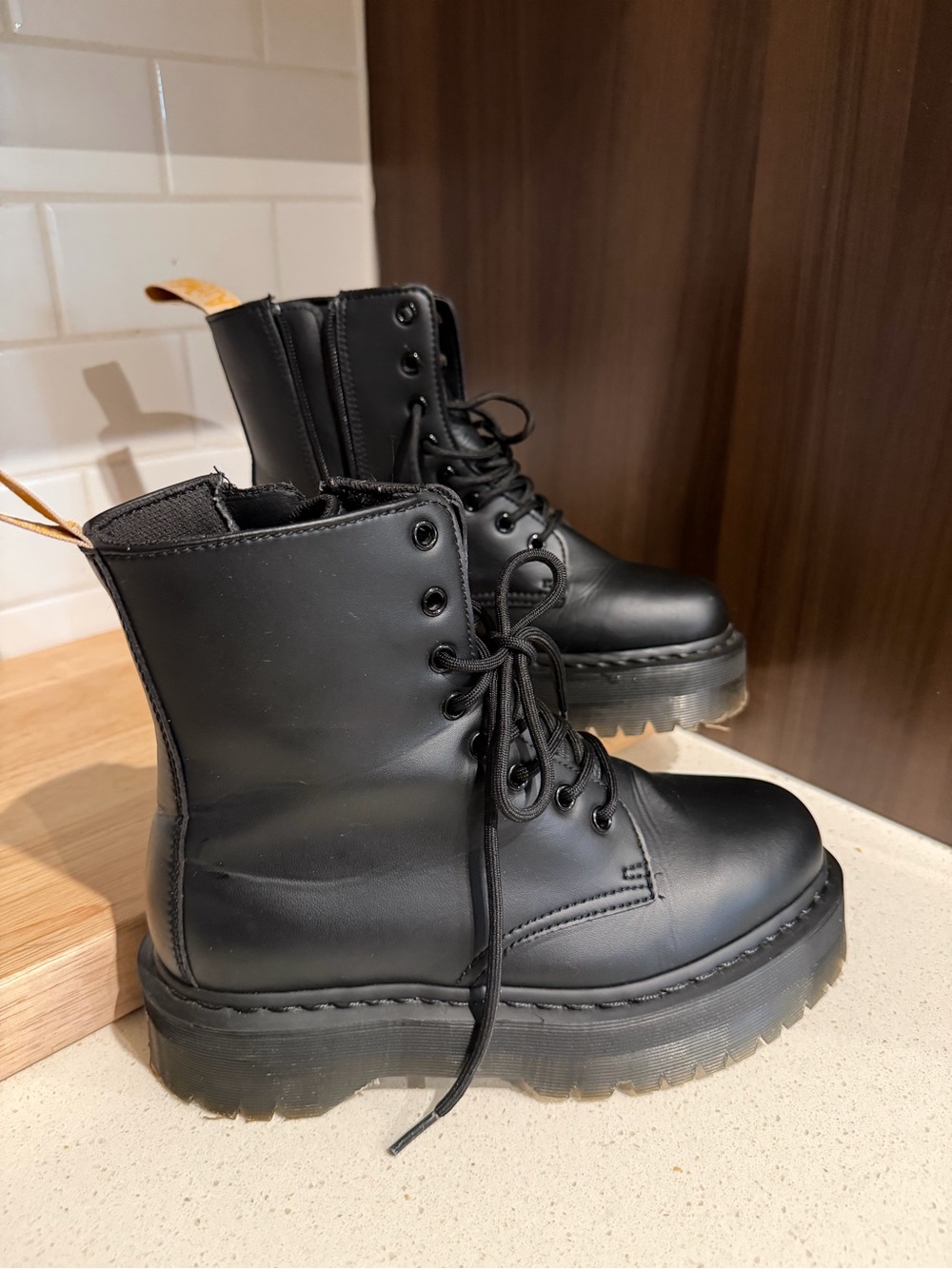 Dr. Doc Marten Vegan Jadon II Boot Mono Platforms US 8M /9L (Unisex) - Picture 10 of 10